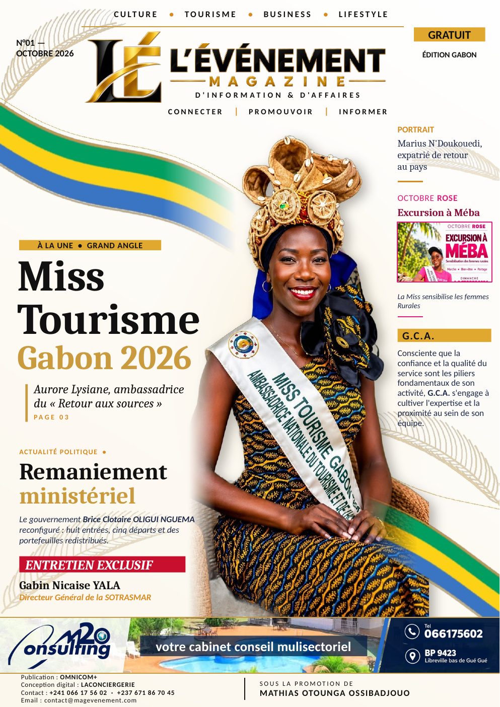 Couverture de L'Événement N°01, octobre 2026