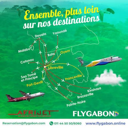 Flygabon et Afrijet : ensemble, plus loin sur nos destinations
